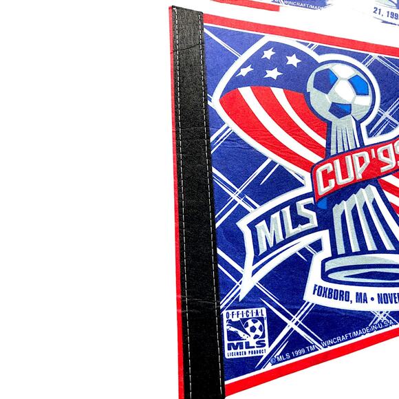 MLS Cup 1999 Foxboro Stadium Pennant - DC United v LA Galaxy - Picture 3 of 9